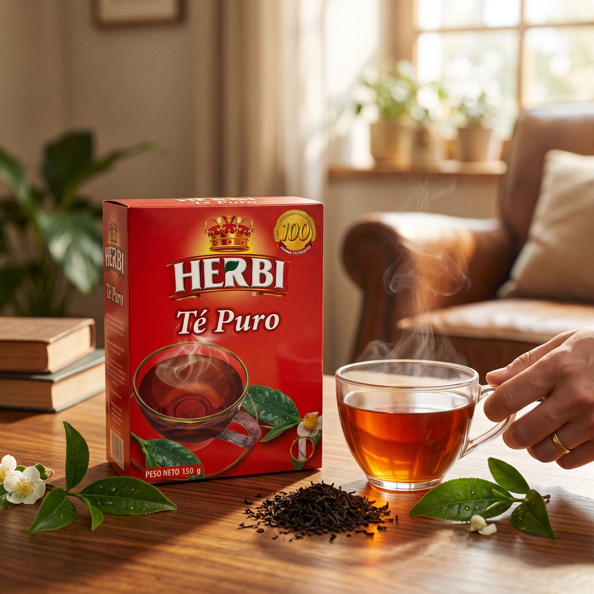 Herbi Té Puro 100 Sobres
