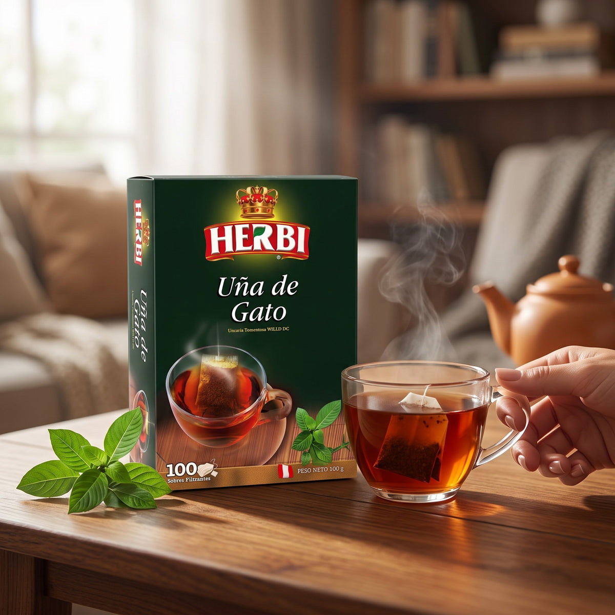 Herbi Uña de Gato 100 Sobres