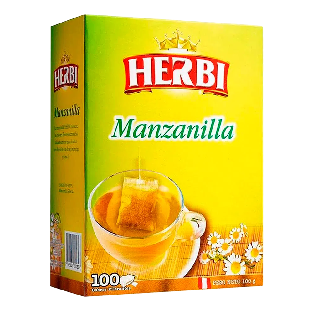 Herbi Manzanilla – 100 sobres