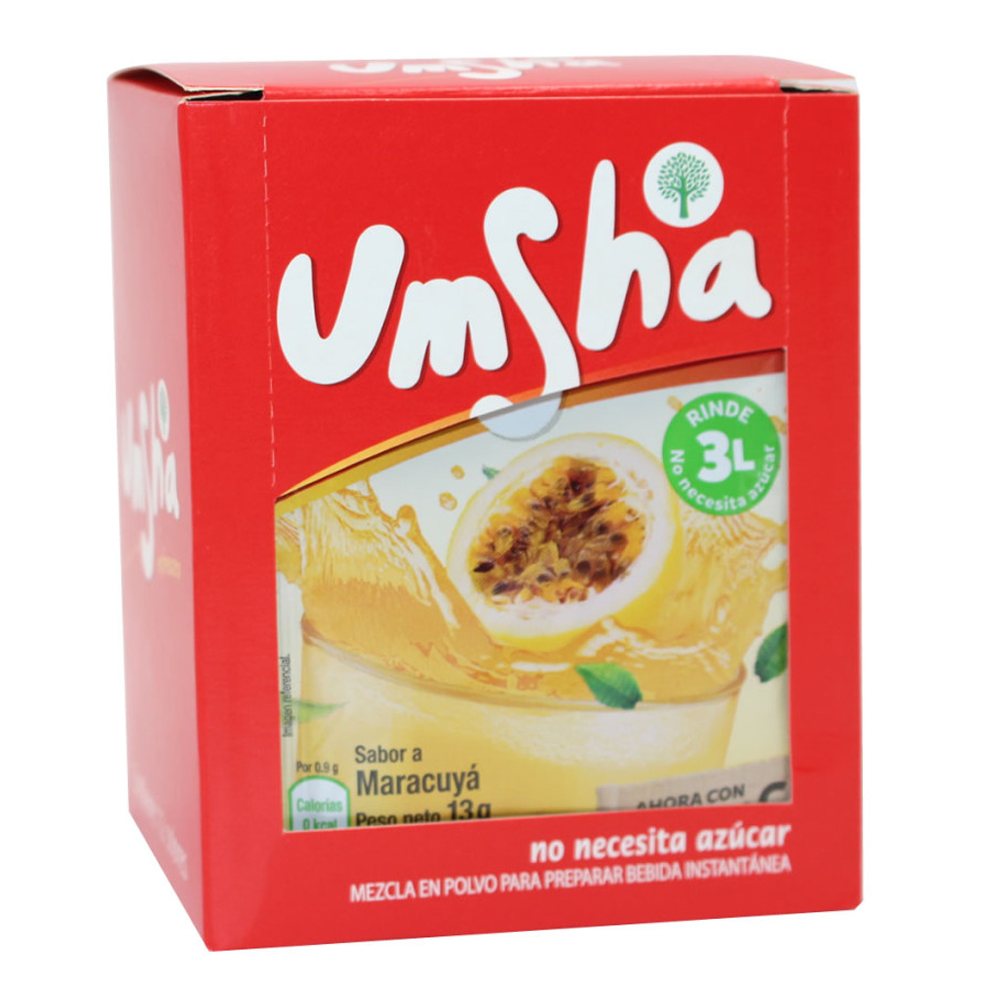 REFRESCO UMSHA MARACUYA 13GR X 12UND