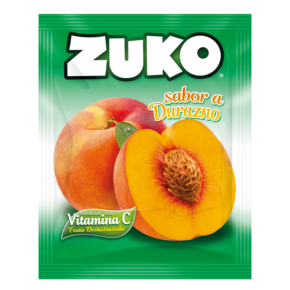 REFRESCO ZUKO DURAZNO 15GR X 12UNID