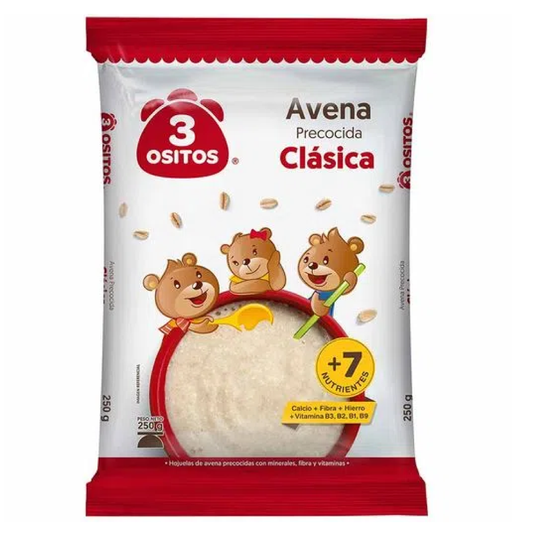 3 OSITOS AVENA CLÁSICA 250GR