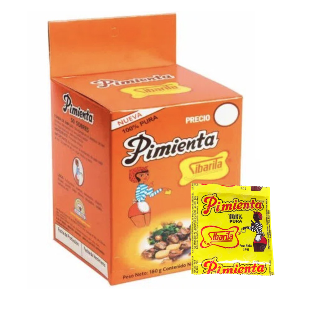 SAZONADOR PIMIENTA SB ECO 3.6GR X 50SB