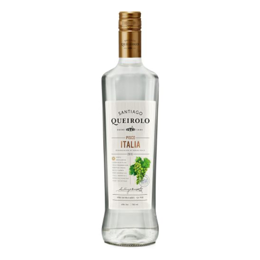 PISCO SANTIAGO QUEIROLO ITALIA 750ML
