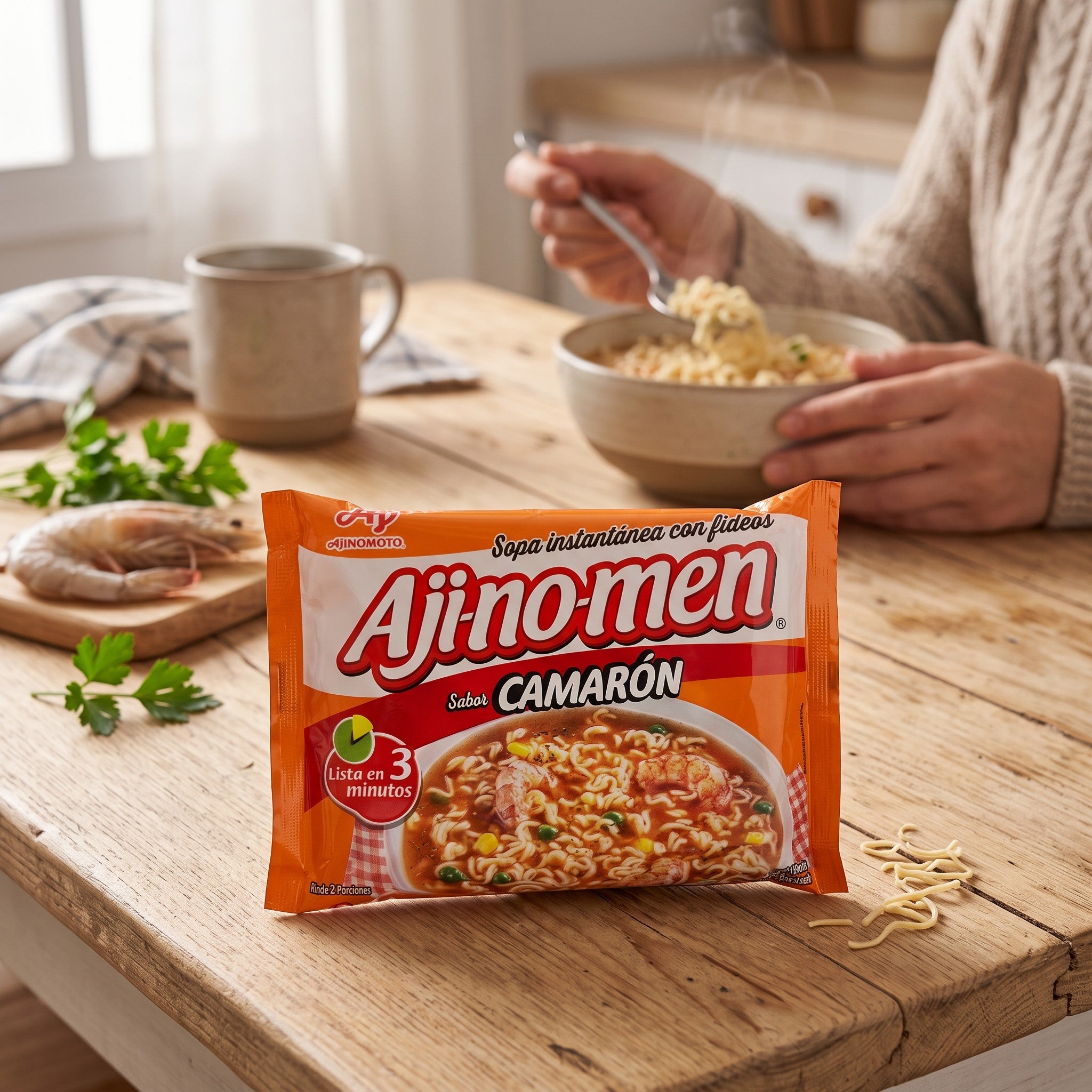 Ajinomen Sopa Instantánea Camarón 80 g