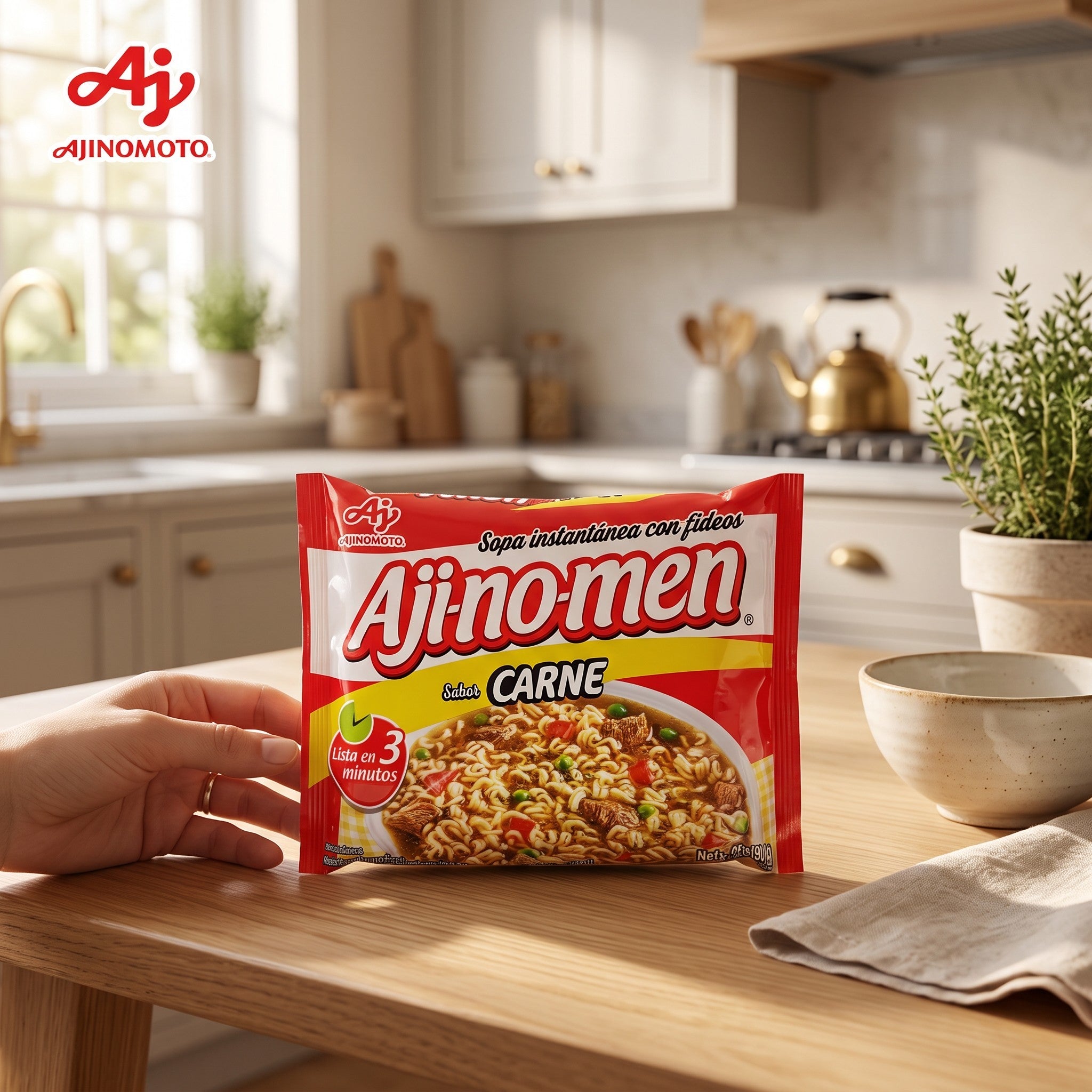Ajinomen Sopa Instantánea Carne 80 g