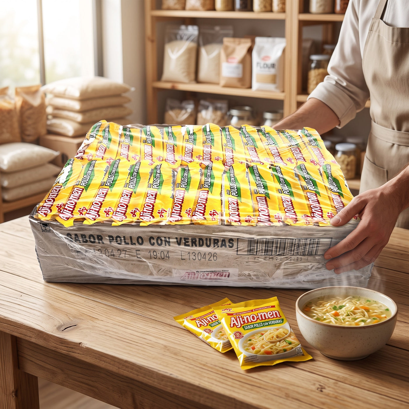 Ajinomen Sopa Instantánea Pollo con Verduras 80 g