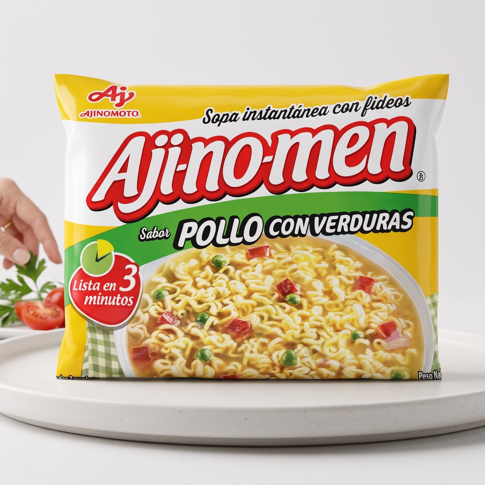 Ajinomen Sopa Instantánea Pollo con Verduras 80 g