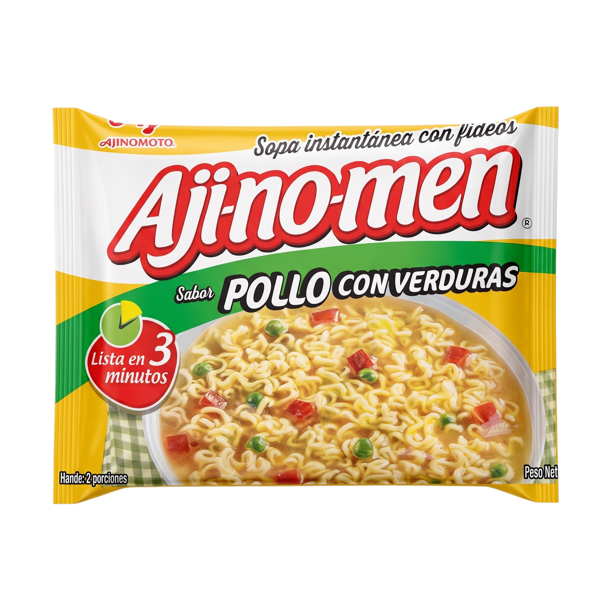Ajinomen Sopa Instantánea Pollo con Verduras 80 g