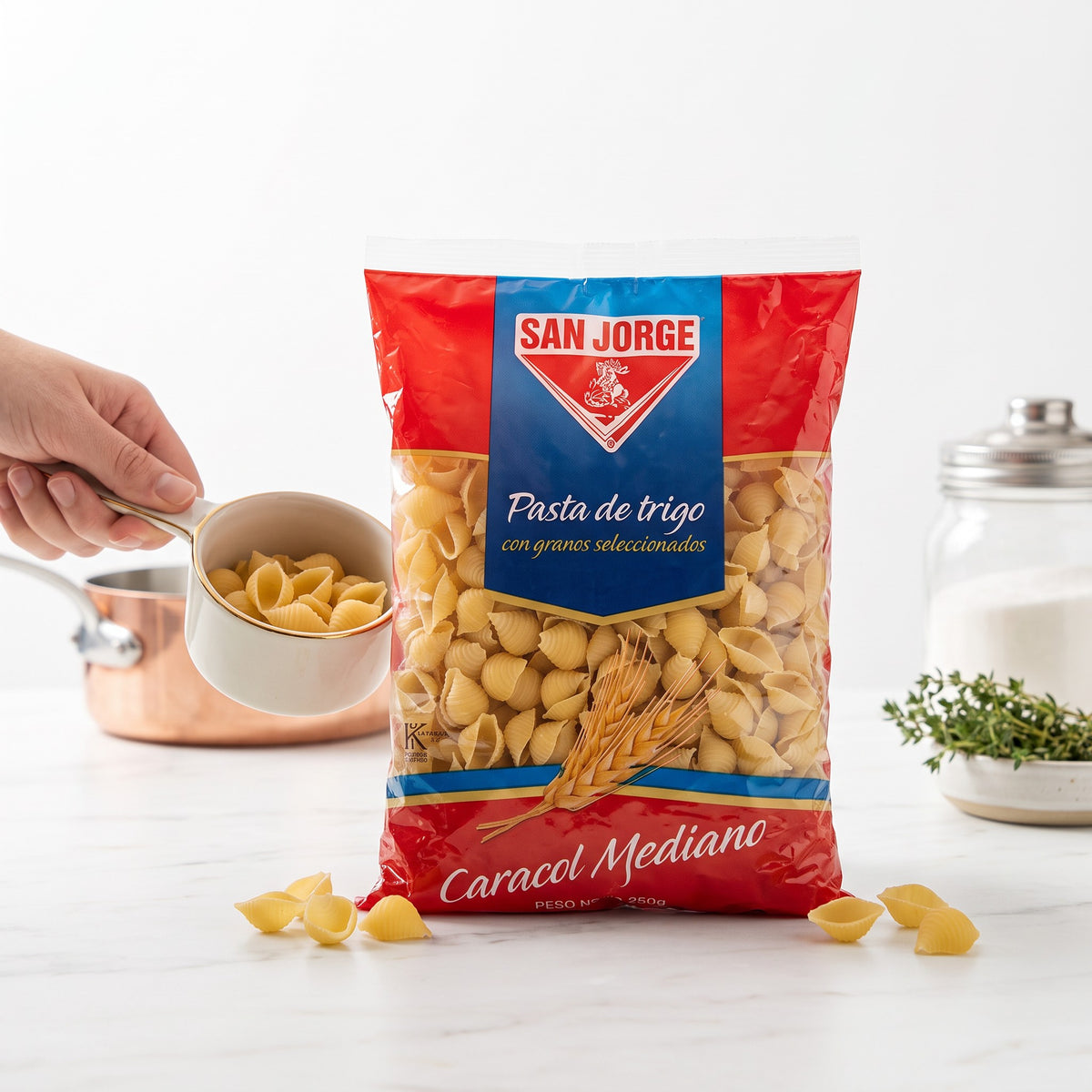 Fideo San Jorge Caracol 250 g