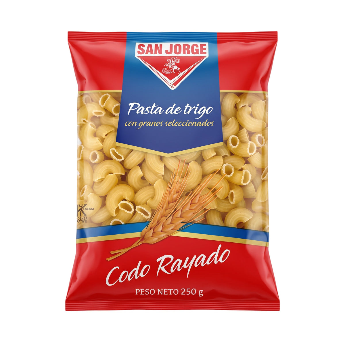 Fideo San Jorge Codo Rayado 250 g