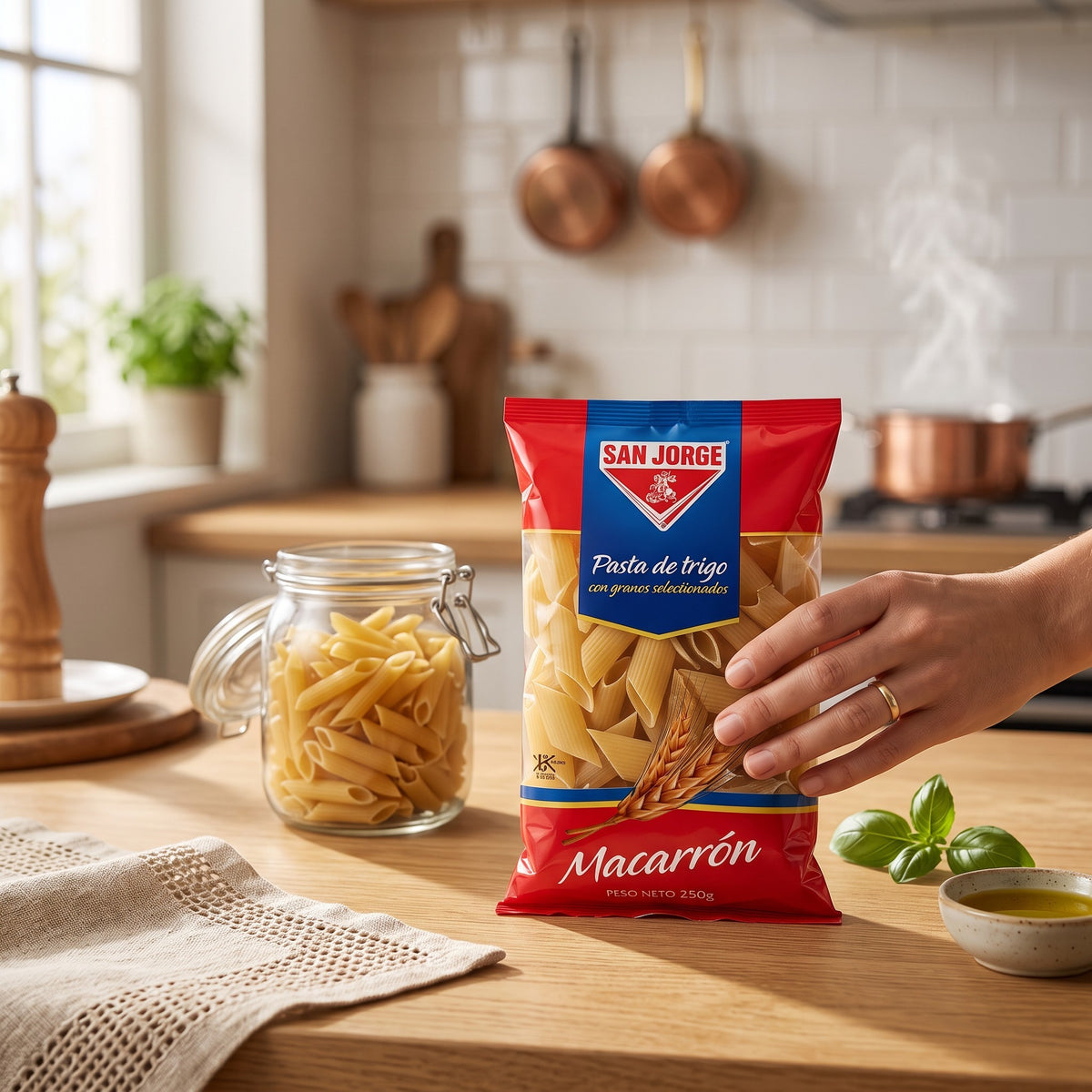 Fideo San Jorge Macarrón 250 g