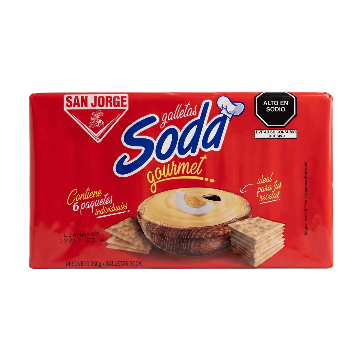 Galleta Soda Gourmet San Jorge 250 g
