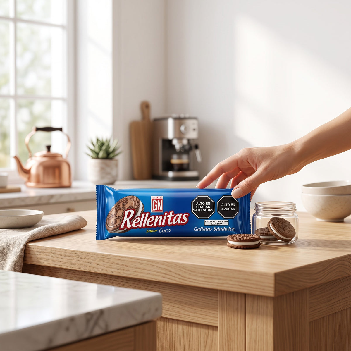 Galletas Rellenitas GN Coco 36 g