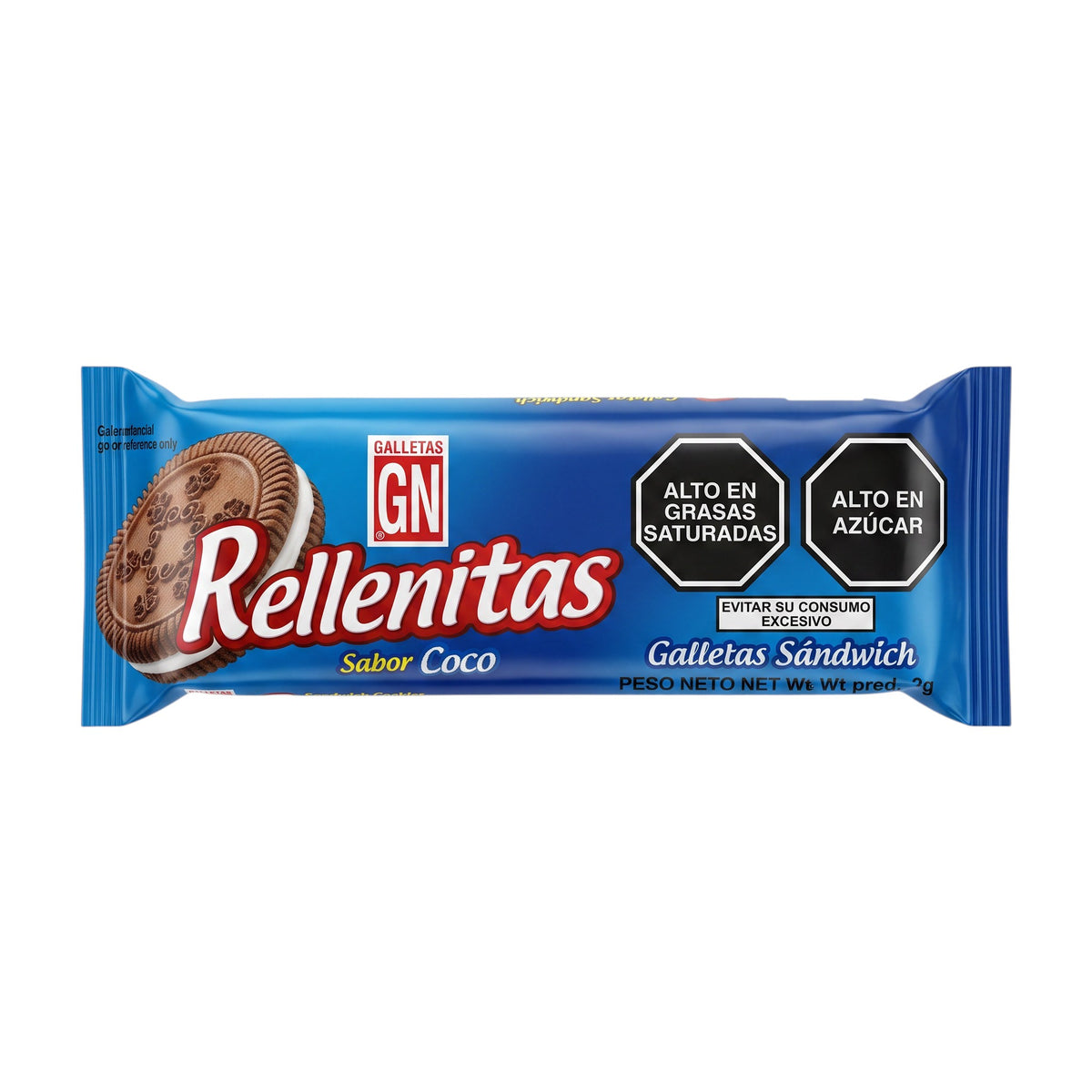 Galletas Rellenitas GN Coco 36 g