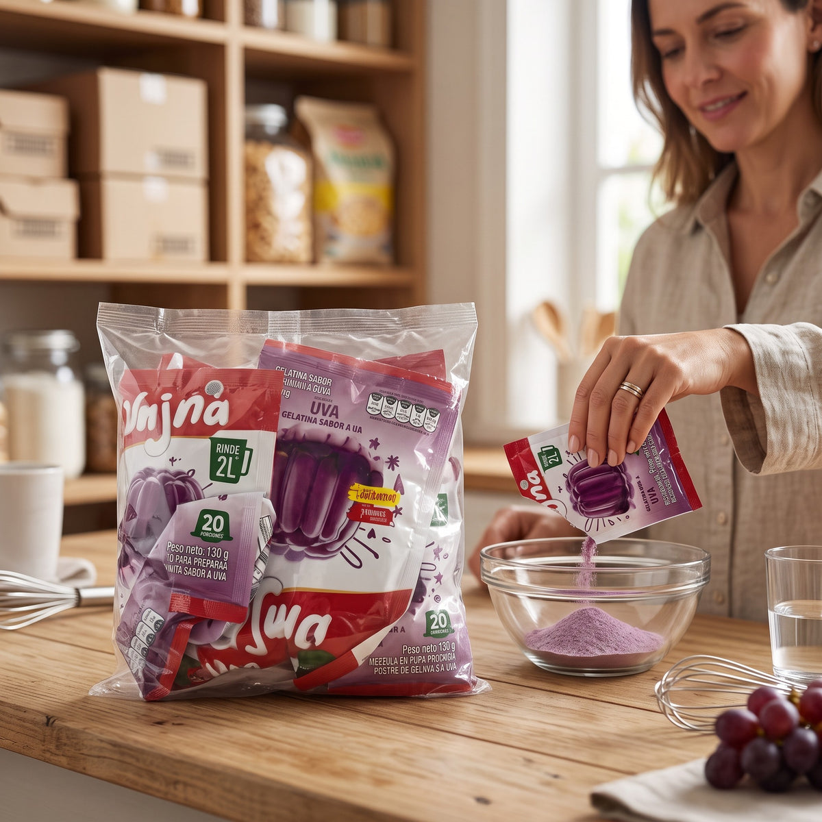 Gelatina Umsha Uva 120 g