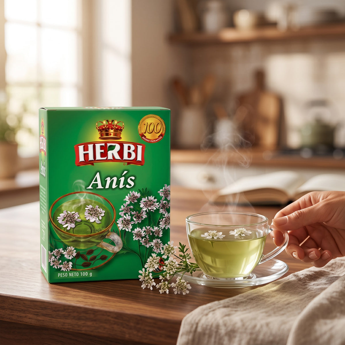Herbi Anís 100 Sobres
