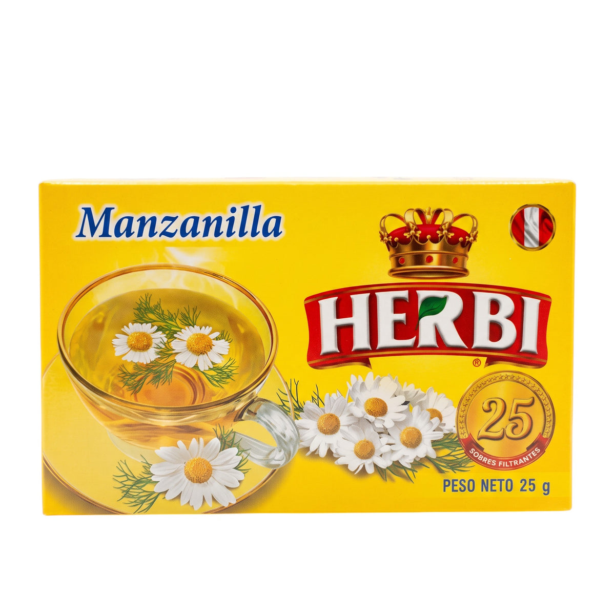 Herbi Manzanilla 25 Sobres