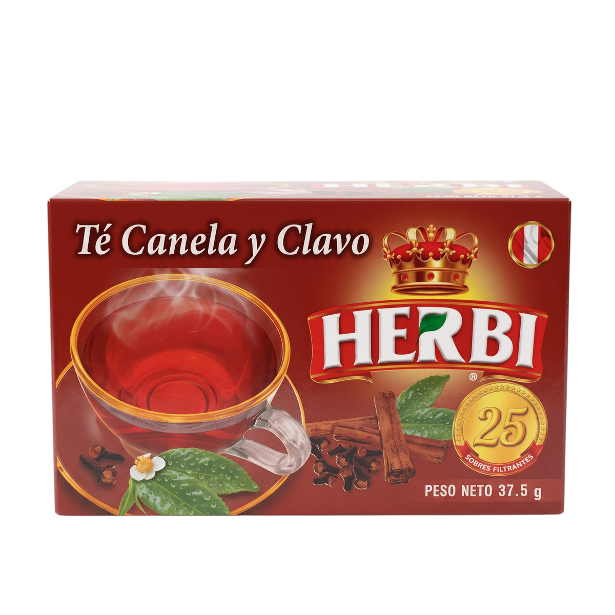 Herbi Té, Canela y Clavo 25 Sobres