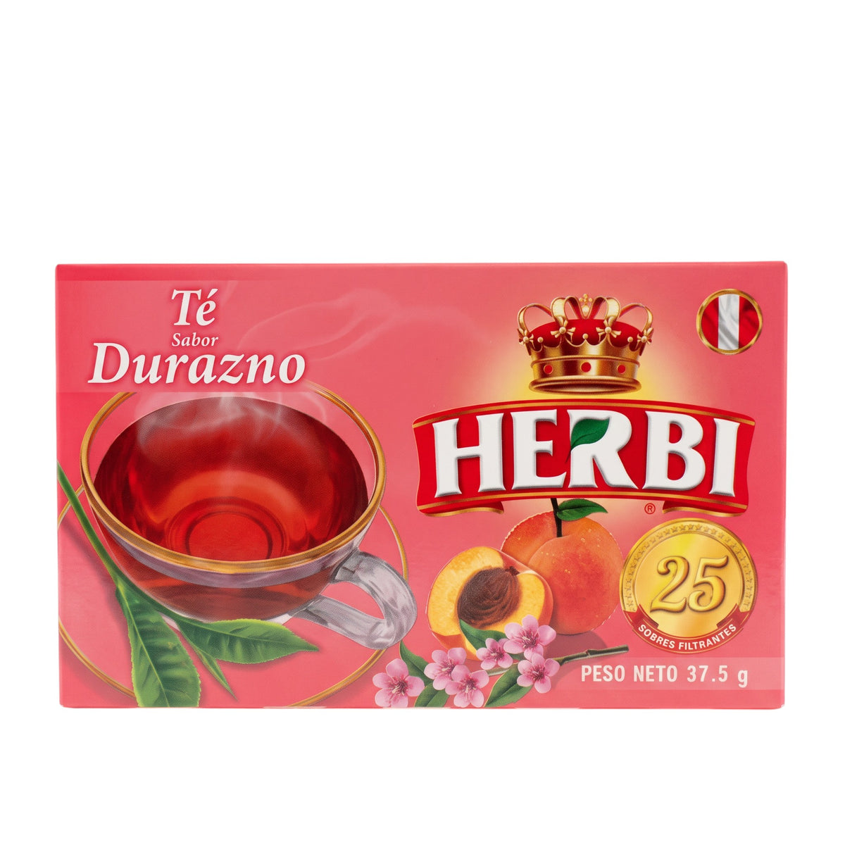 Herbi Té de Durazno 25 Sobres