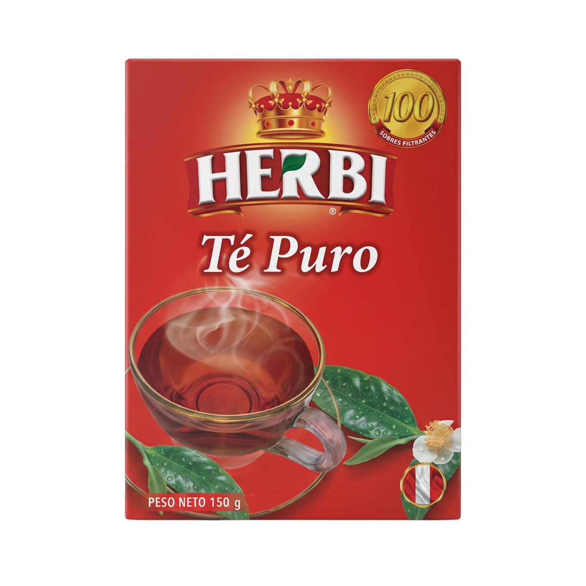 Herbi Té Puro 100 Sobres