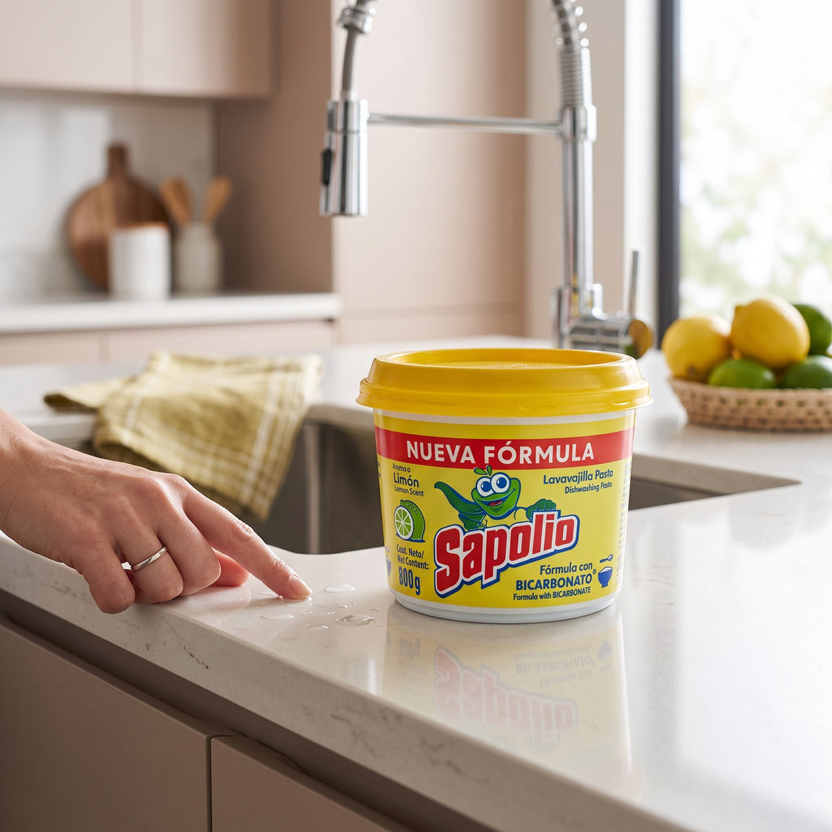 Lavavajilla Sapolio Limón 800 g