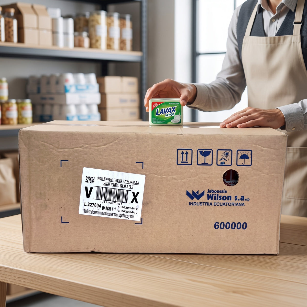 Lavax Lavavajilla Verde 850 g