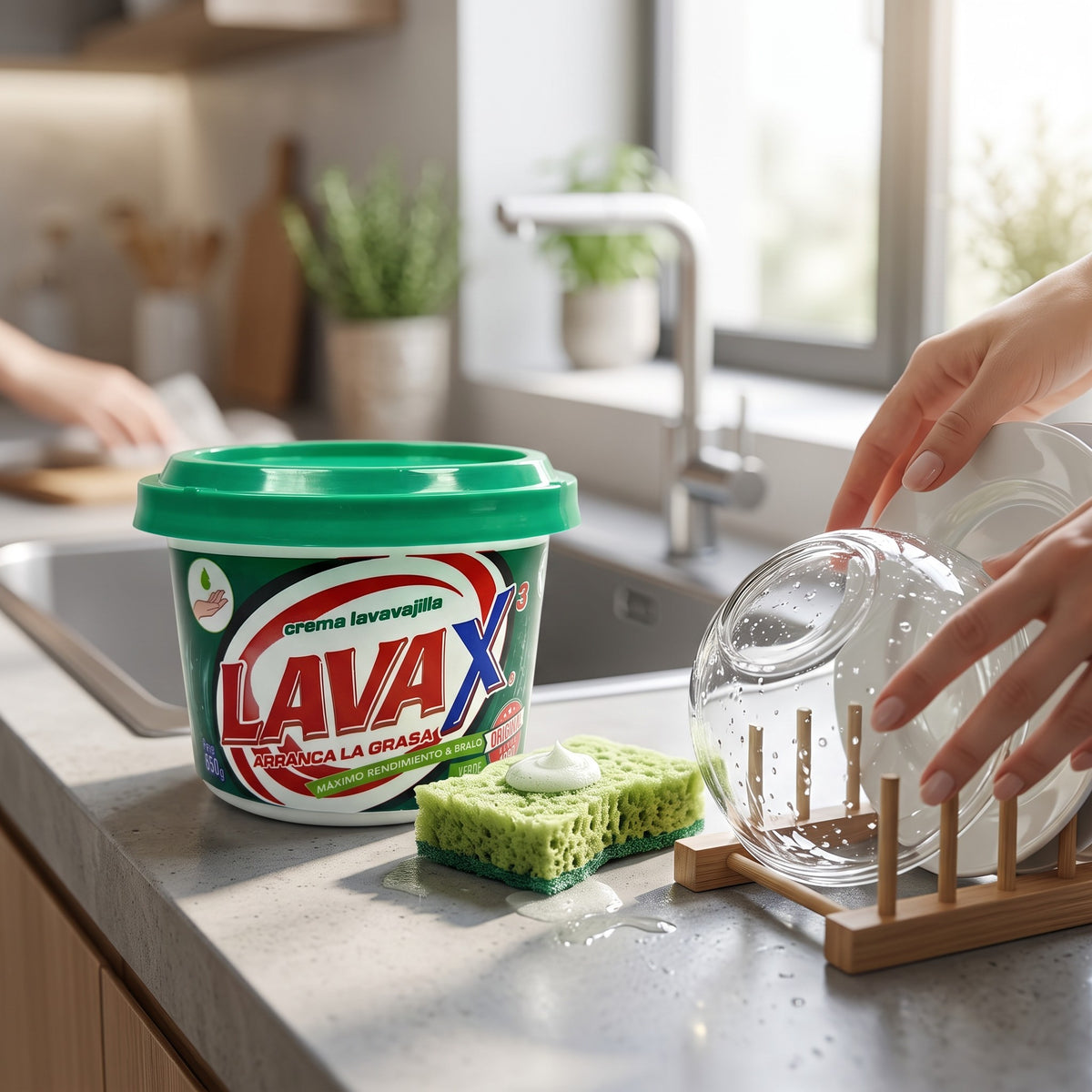 Lavax Lavavajilla Verde 850 g