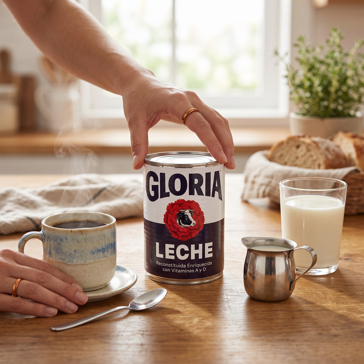 Leche Gloria Evaporada Entera 400 g