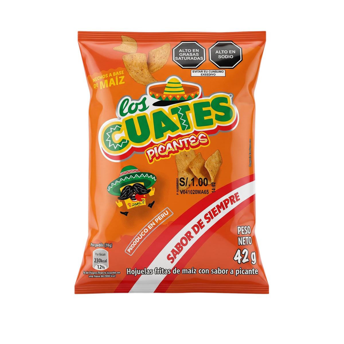 Los Cuates Picantes 42 g