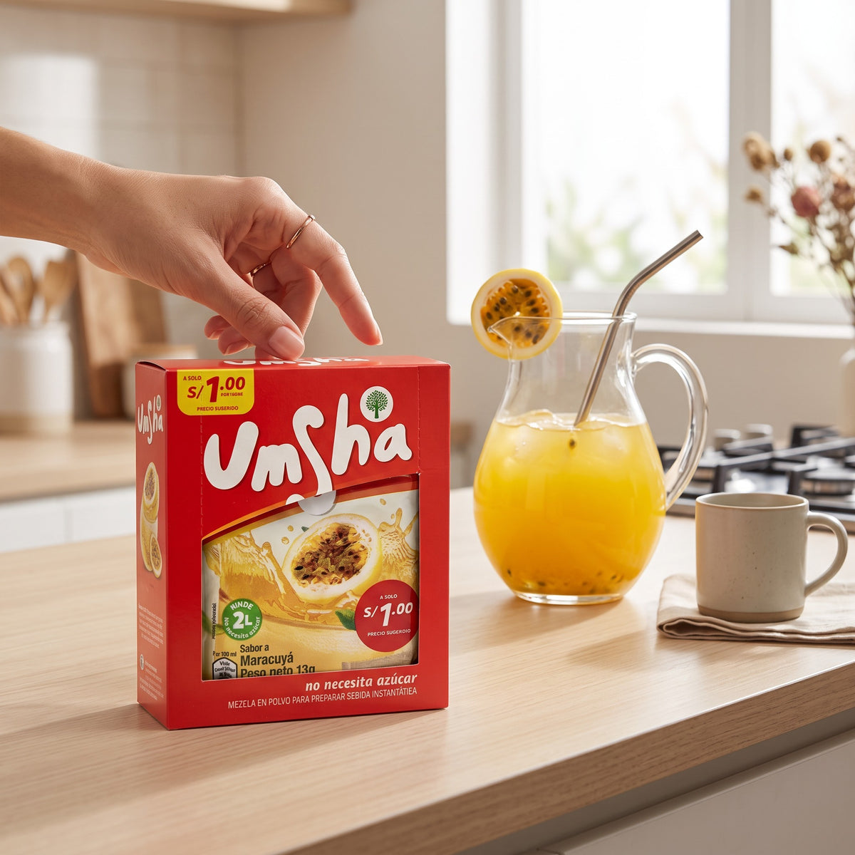 Refresco Umsha Maracuyá 13 g