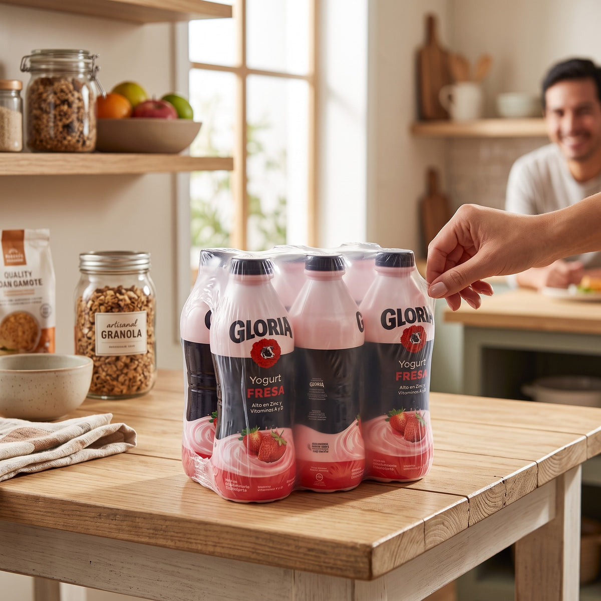 Yogurt Gloria Bebible Fresa 1 L