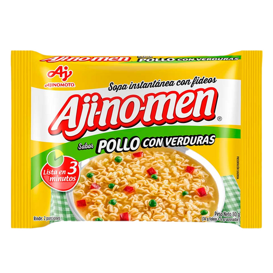 SOPA INST. AJINOMEN POLLO CON VERDURAS 80GR