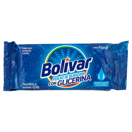 JABON BOLIVAR AZUL 210GR