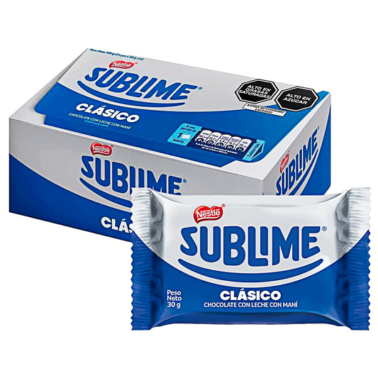 CHOCOLATE SUBLIME CLASICO 30GR